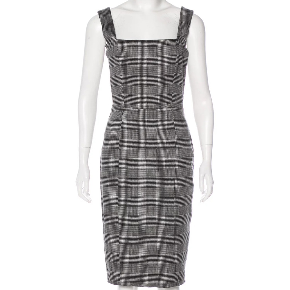 Houndstooth Sheath Dress